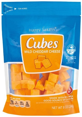 Mild Cheddar Cheese Cubes